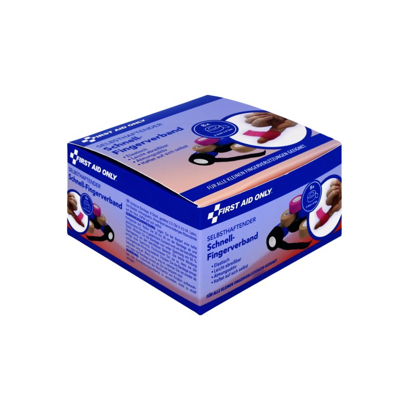 FIRST AID ONLY pleisterverband zelfhechtend, 25 mm x 4,5 m, 8 rollen